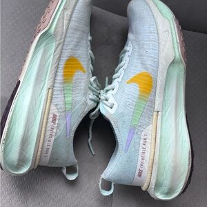 Nike Women's Sneakers - Light Blue, Yellow, Purple